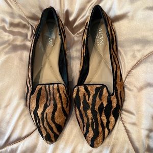 Alfani tiger striped flats